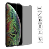 Protector de pantalla de vidrio templado antirreflejo 3D de privacidad 9H para iPhone 11 Pro Max/XS Max, para XS Max